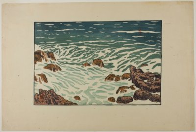 Kis hullám emelkedik, Pointe de la Haye alkotó: Henri Rivière