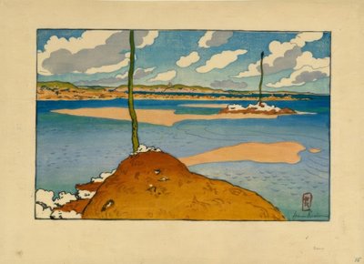 A Chéruette jeladó apálykor (Saint-Briac) alkotó: Henri Rivière