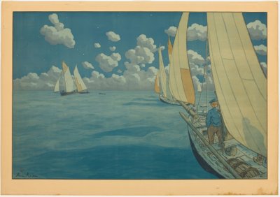 éjszaka a tengeren alkotó: Henri Rivière