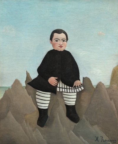 Fiú a sziklákon alkotó: Henri Rousseau