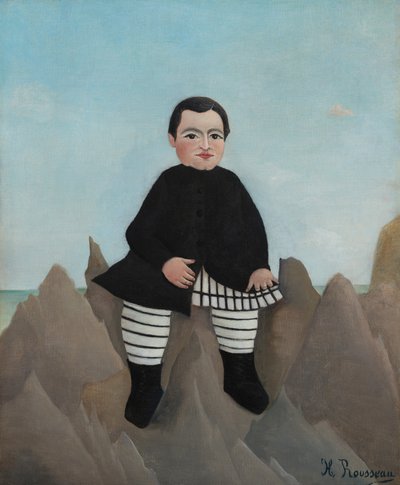 A sziklákon álló fiú alkotó: Henri Rousseau