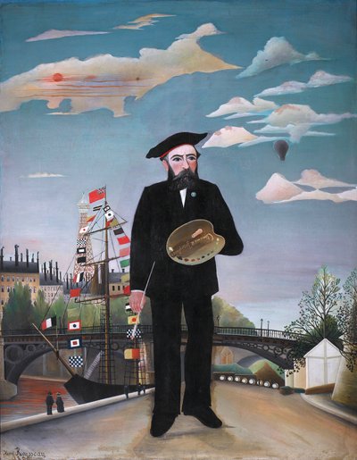 Én magam: Portré - Tájkép alkotó: Henri Rousseau