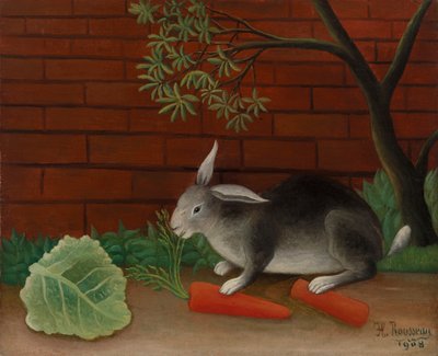 A nyúl étkezése alkotó: Henri Rousseau