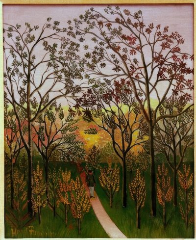 A Bellevue fennsík egyik sarka alkotó: Henri Rousseau