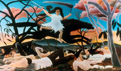 Háború, avagy a viszály lovaglása, 1894 alkotó: Henri Rousseau