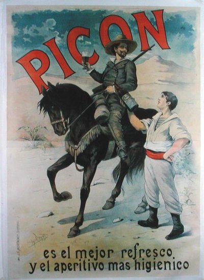 A "Picon" spanyol aperitifet reklámozó plakát alkotó: Henri Royer