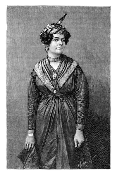 Martinique-i kreol nő, 1890 alkotó: Henri Thiriat