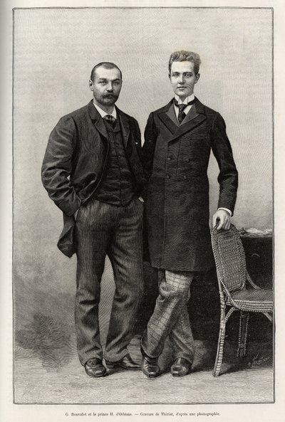 Gabriel Bonvalot (1853-1933), a történet szerzője felfedező és Henri d
