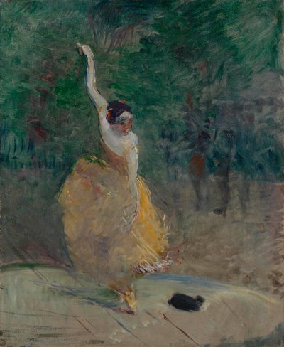 Spanyol táncos, 1883-1885. alkotó: Henri Toulouse Lautrec de