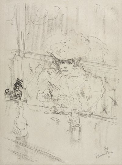 cockchafernél alkotó: Henri de Toulouse-Lautrec