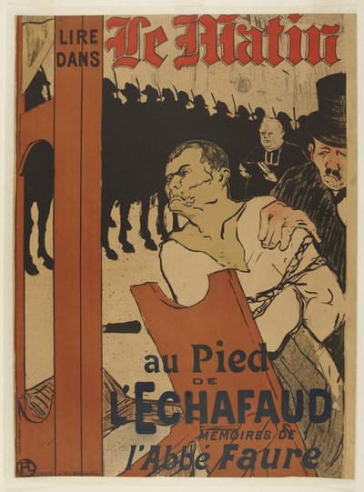A vesztőhely lábánál alkotó: Henri de Toulouse-Lautrec