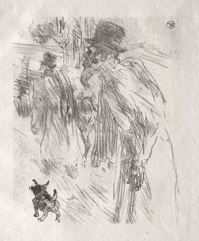 A Sínai lábánál: A lengyel zsidók, Carlsbad alkotó: Henri de Toulouse-Lautrec