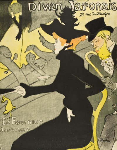 Divan Japonais alkotó: Henri de Toulouse-Lautrec