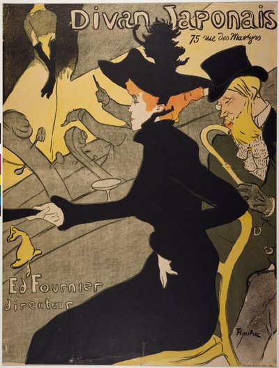 Divan Japonais alkotó: Henri de Toulouse-Lautrec