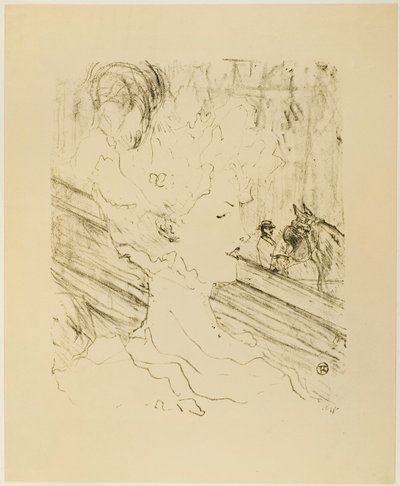 Emilienne d'Alençon, a Tizenhárom litográfiából alkotó: Henri de Toulouse-Lautrec