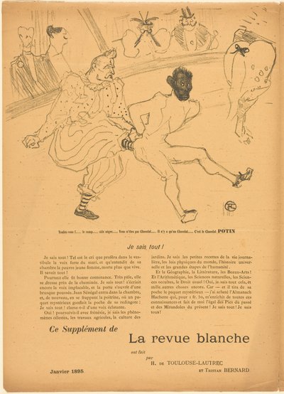 Footit és Chocolat [bal oldali recto] alkotó: Henri de Toulouse-Lautrec