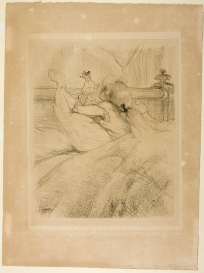Ágyban alkotó: Henri de Toulouse-Lautrec