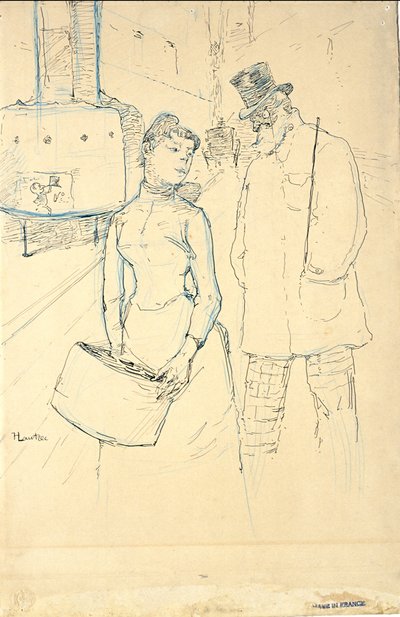 Az utcán alkotó: Henri de Toulouse-Lautrec