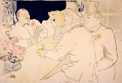 Ír és amerikai bár, rue Royale – The Chap Book alkotó: Henri de Toulouse-Lautrec