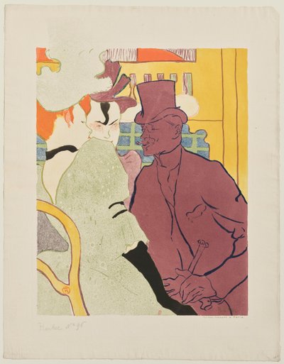 Az angol Warener a Moulin-Rouge-ban alkotó: Henri de Toulouse-Lautrec
