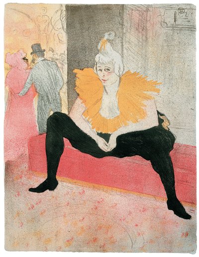 La Clownesse assise alkotó: Henri de Toulouse-Lautrec