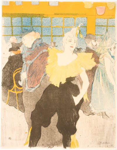A bohócnő a Moulin Rouge-ban alkotó: Henri de Toulouse-Lautrec