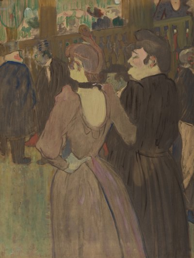 La Goulue és a nővére alkotó: Henri de Toulouse-Lautrec