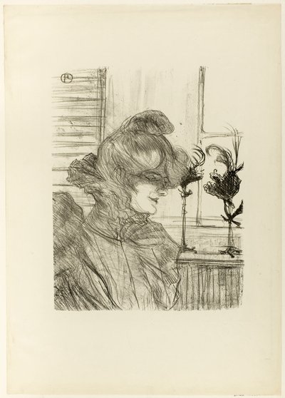 Le Margoin (Mademoiselle Louise Blouet) alkotó: Henri de Toulouse-Lautrec
