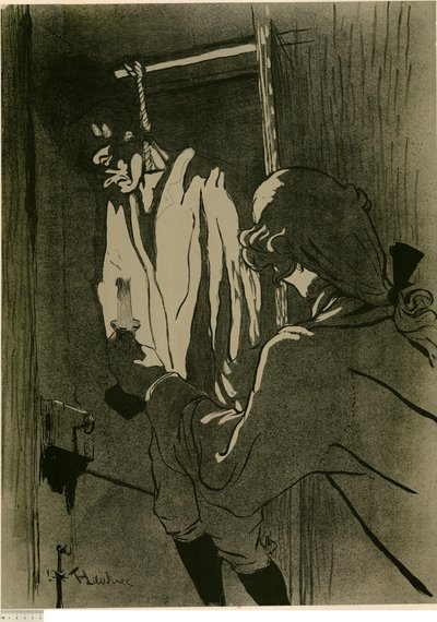[A felakasztott (1. kép)] alkotó: Henri de Toulouse-Lautrec