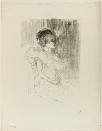 Hitelező ül alkotó: Henri de Toulouse-Lautrec