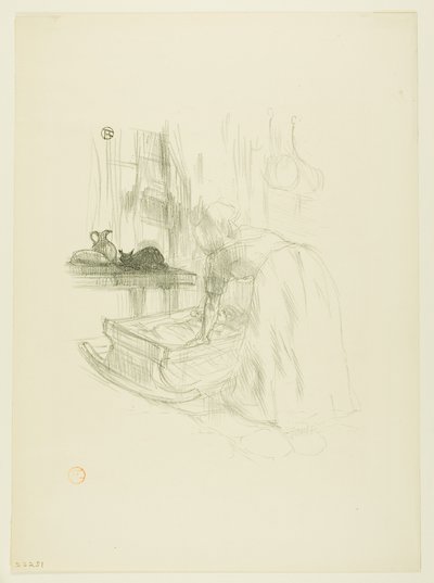 Altatódal, Désiré Dihau dallamaiból alkotó: Henri de Toulouse-Lautrec
