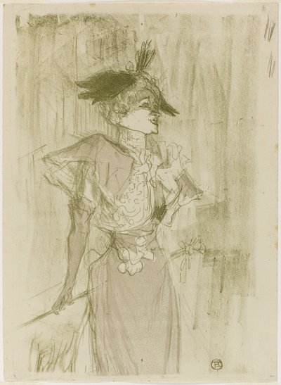 Mademoiselle Marcelle Lender, Állva alkotó: Henri de Toulouse-Lautrec