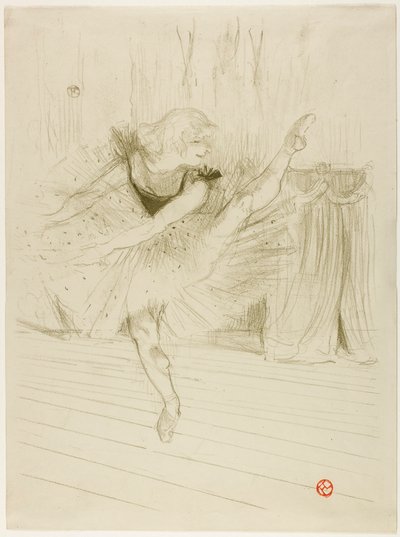 Miss Ida Heath, angol táncos alkotó: Henri de Toulouse-Lautrec