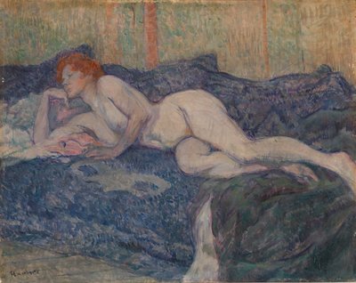 Meztelenül fekve a kanapén alkotó: Henri de Toulouse-Lautrec