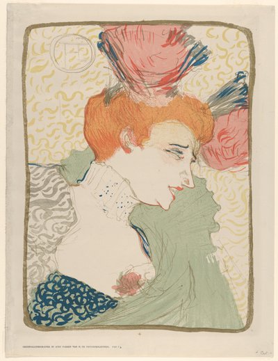 Mademoiselle Marcelle Lender portrészobra alkotó: Henri de Toulouse-Lautrec