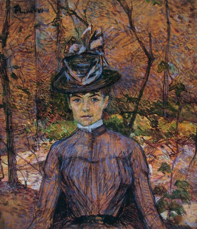 Suzanne Valadon portréja (Suzanne Valadon asszony, festőművész) alkotó: Henri de Toulouse-Lautrec