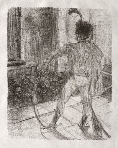 A Sínai lábánál: Schlomé Fuss a zsinagógánál alkotó: Henri de Toulouse-Lautrec