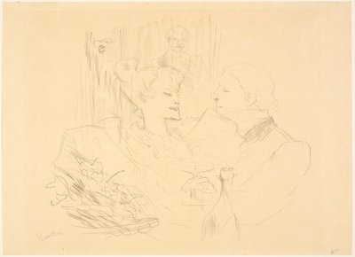 Vacsora Londonban alkotó: Henri de Toulouse-Lautrec