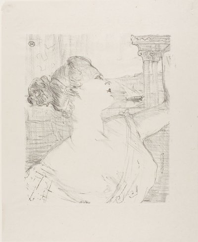 Sybil Sanderson, a Treize Lithographies-tól alkotó: Henri de Toulouse-Lautrec