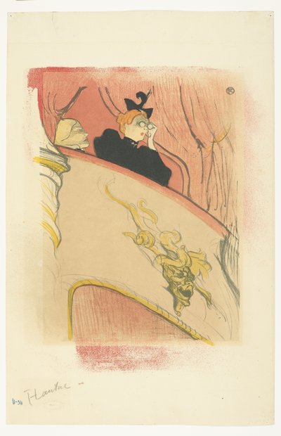 Die Schachtel mit der vergoldeten Maske von Henri de Toulouse Lautrec