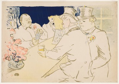 Az ír és amerikai bár, a Rue Royale alkotó: Henri de Toulouse-Lautrec