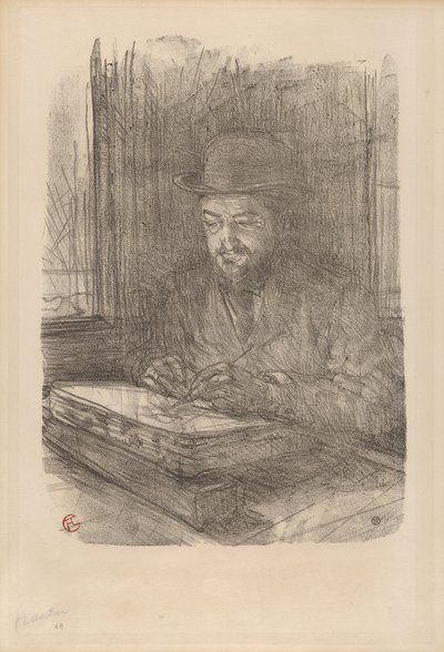 A mesternyomdász: Adolphe Albert alkotó: Henri de Toulouse-Lautrec