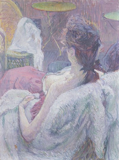 A modell pihenője alkotó: Henri de Toulouse Lautrec