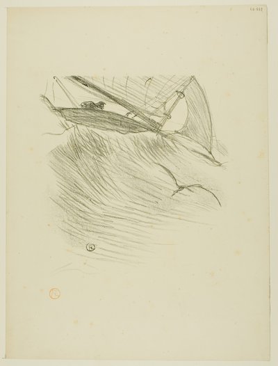 Tengeri fecskék, Désiré Dihau dallamaiból alkotó: Henri de Toulouse-Lautrec
