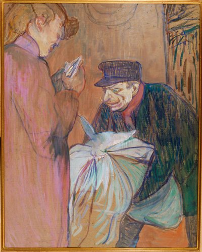 Der Wäscher im Bordell von Henri de Toulouse-Lautrec