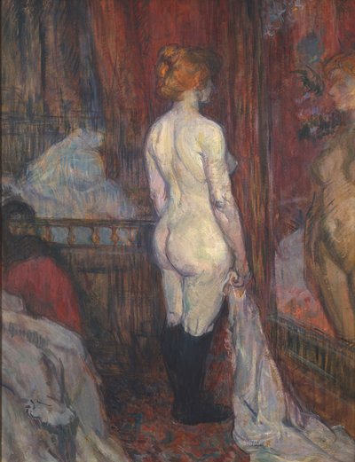 Nő a tükör előtt alkotó: Henri de Toulouse Lautrec