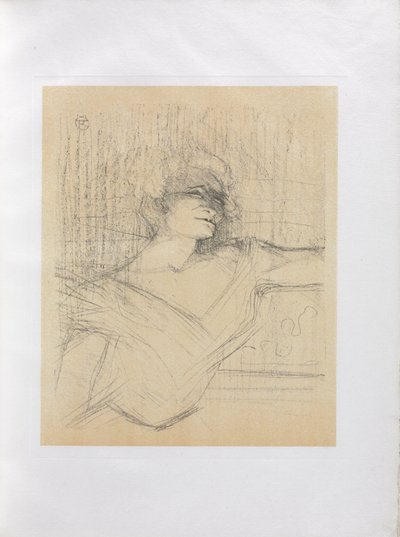 Yvette Guilbert-angol sorozat: A ragasztóban alkotó: Henri de Toulouse-Lautrec