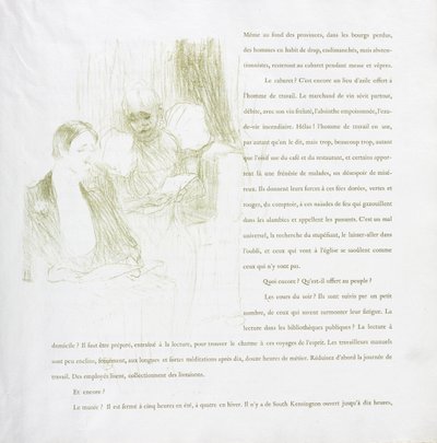 Yvette Guilbert-Francia sorozat: 8. sz alkotó: Henri de Toulouse-Lautrec