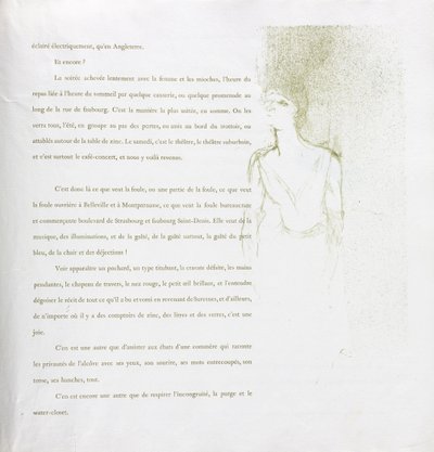 Yvette Guilbert-Francia sorozat: 9. sz alkotó: Henri de Toulouse-Lautrec