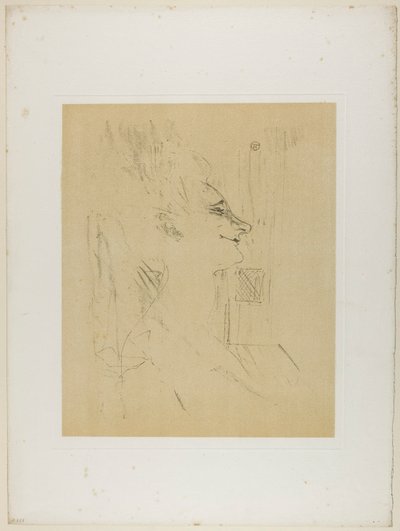 Yvette Guilbert – Soularde, Yvette Guilberttől alkotó: Henri de Toulouse-Lautrec